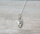 ASL I Love You Hand Symbol Necklace - 3D