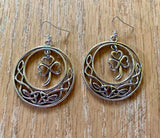 Celtic Knot Wreath Earrings