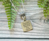 Distance Gives Us Reason to Love Harder - Long Distance Love Necklace
