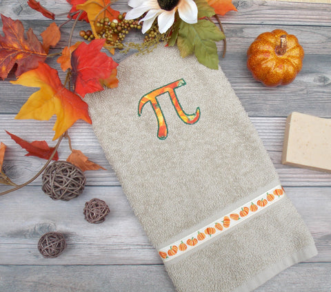 Pumpkin Pi Hand Towel