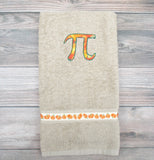 Pumpkin Pi Hand Towel