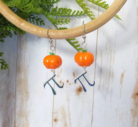 Pumpkin Pi Earrings - 2 Styles