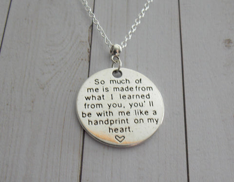 Wicked Quote Necklace