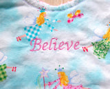 Fairy Princess Baby Bib ~ Believe
