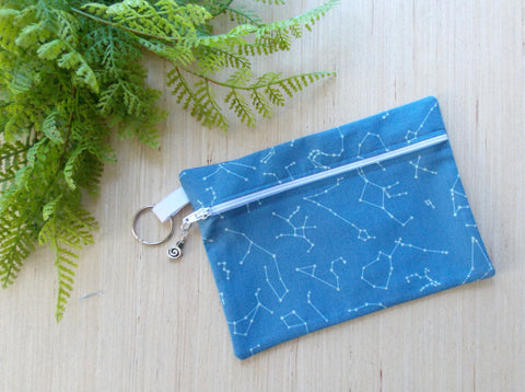 Constellation Cosmetic Case - Blue
