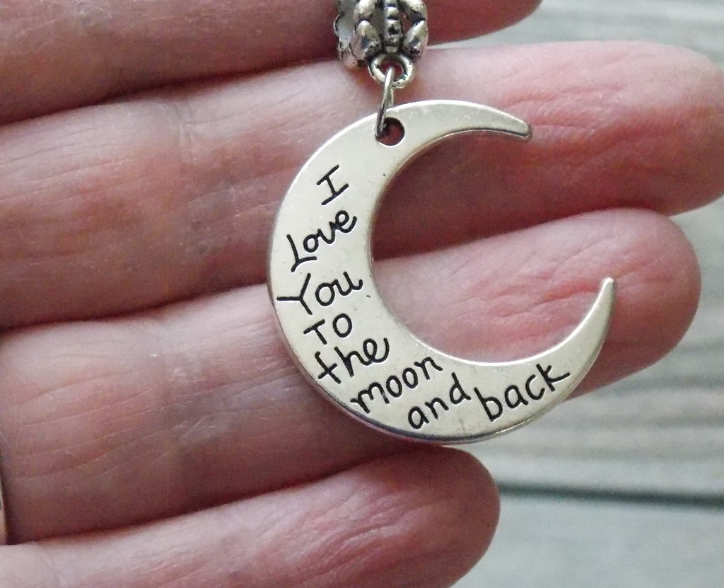I Love You to the Moon and Back Necklace – Out of My Head Designs